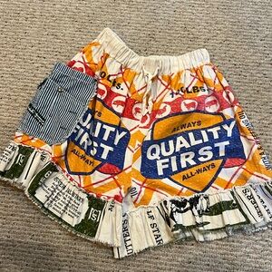 Jaded gypsy “quality first” ruffled shorts